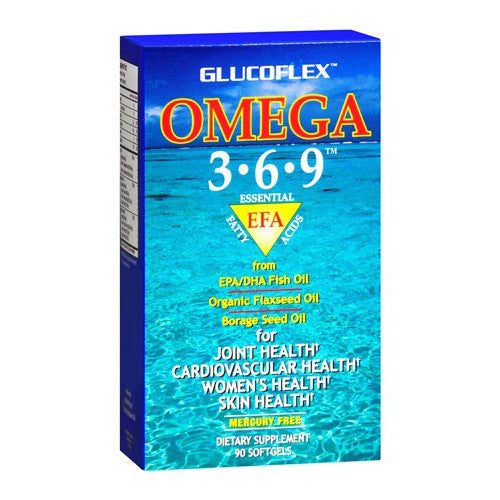 Glucoflex Omega 3-6-9 Softgels By Windmill - 90 Softgels